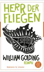 Darstellung der Titelseite des Buchs „Herr der Fliegen“ von William Golding